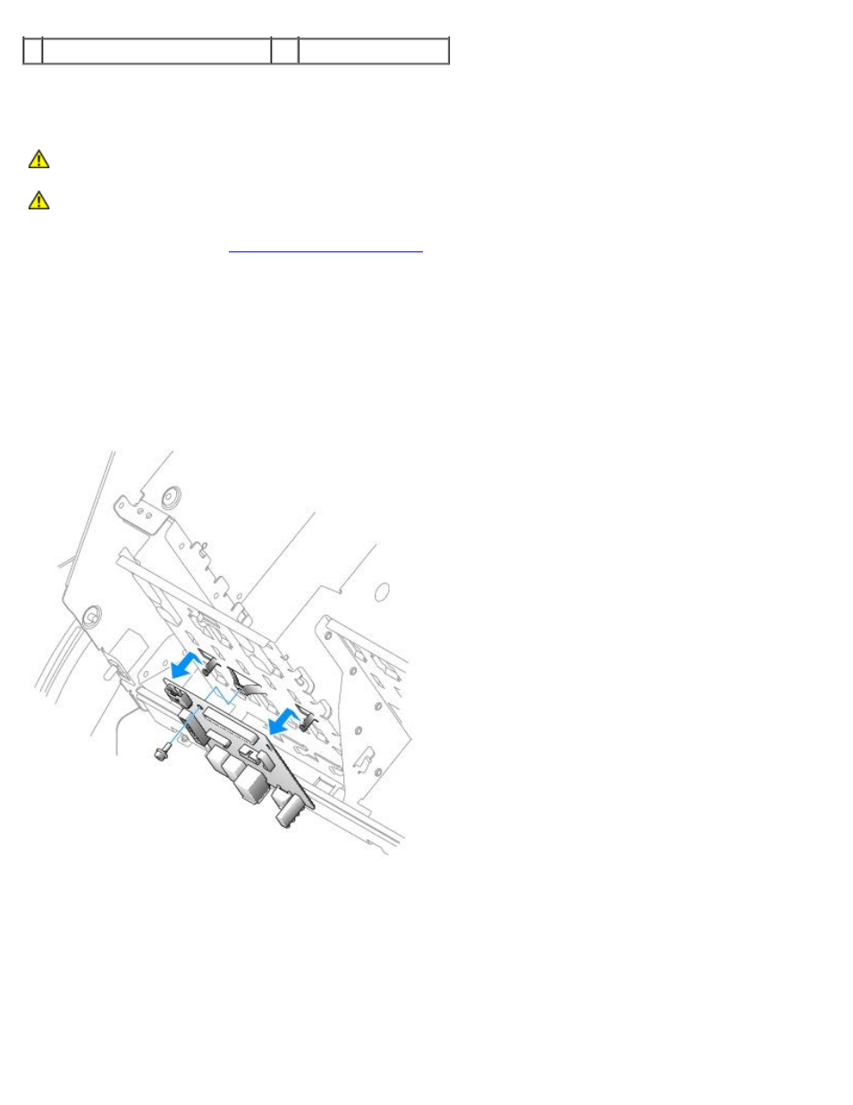 Removing the i/o panel | Dell Precision 470 User Manual | Page 122 / 200