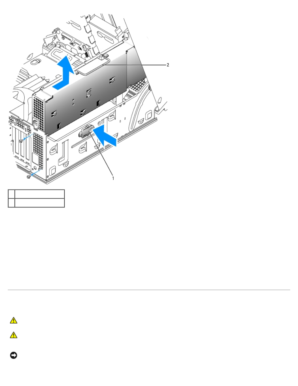 System board, Replacing the power supply | Dell Precision 470 User Manual | Page 127 / 200