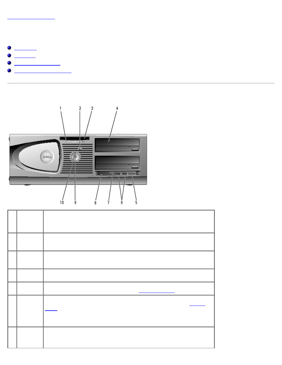 Your dell precision™ 470 computer, Front view | Dell Precision 470 User Manual | Page 19 / 200