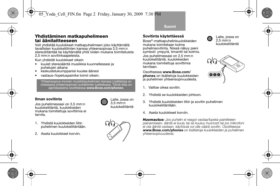 Bose AM316835 User Manual | Page 27 / 100