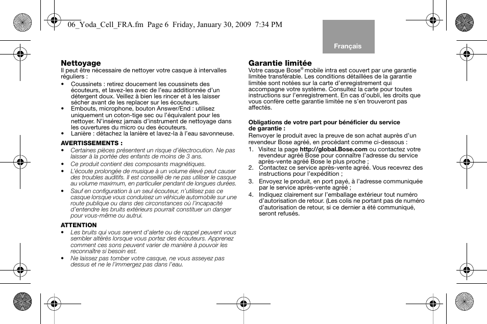 Bose AM316835 User Manual | Page 37 / 100