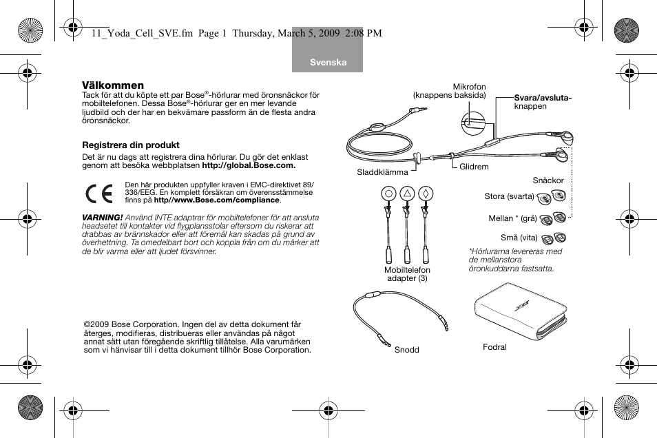 11_yoda_cell_sve_print | Bose AM316835 User Manual | Page 62 / 100