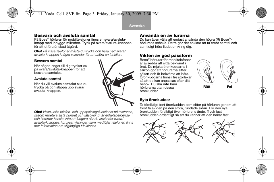 Bose AM316835 User Manual | Page 64 / 100