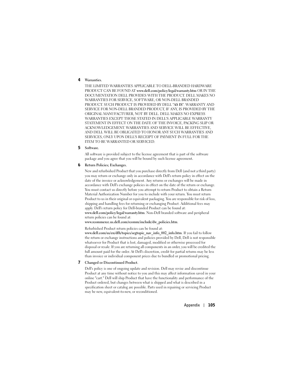 Dell Axim X50 User Manual | Page 105 / 174