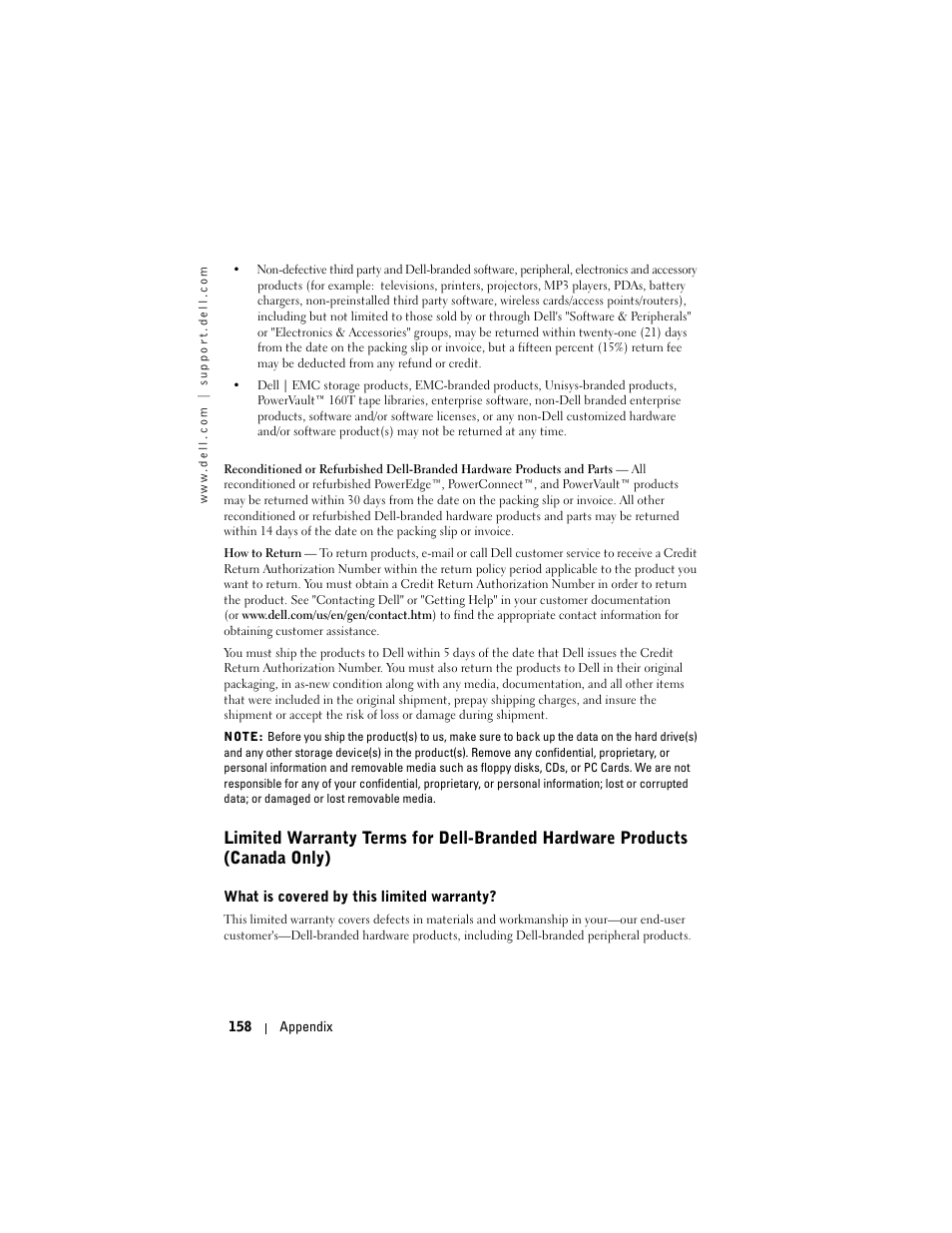 Dell Axim X50 User Manual | Page 158 / 174