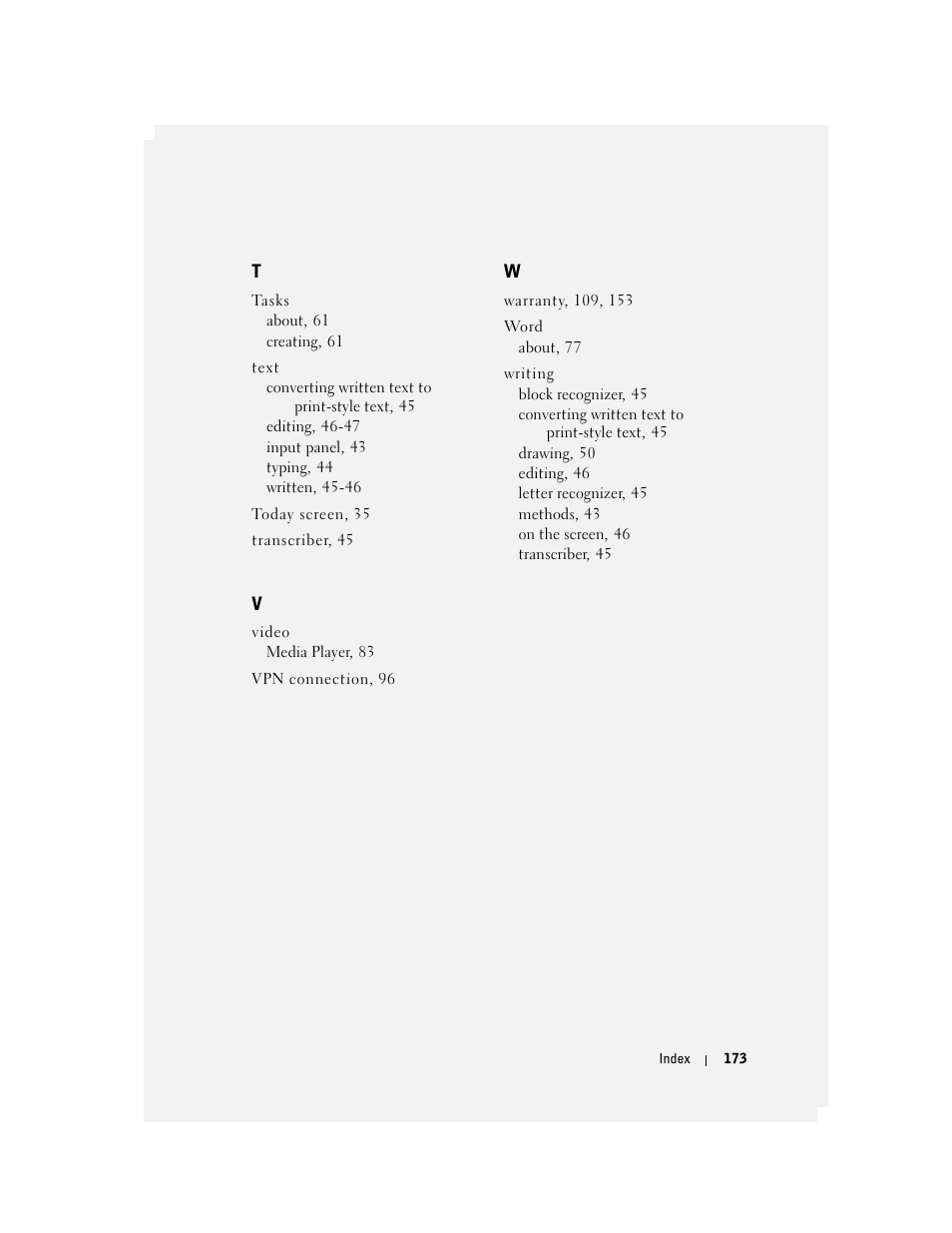 Dell Axim X50 User Manual | Page 173 / 174