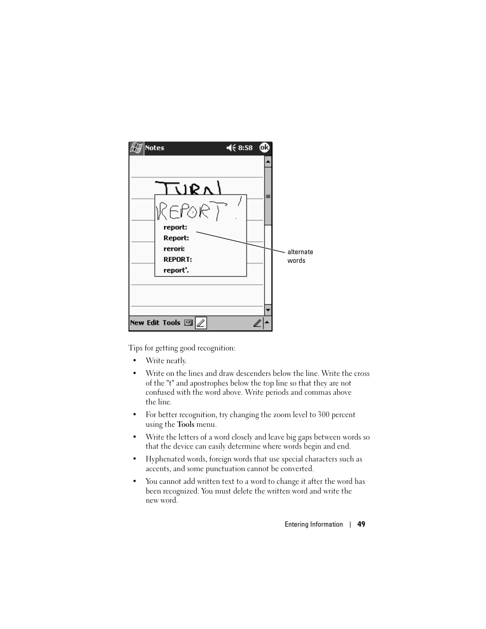 Dell Axim X50 User Manual | Page 49 / 174