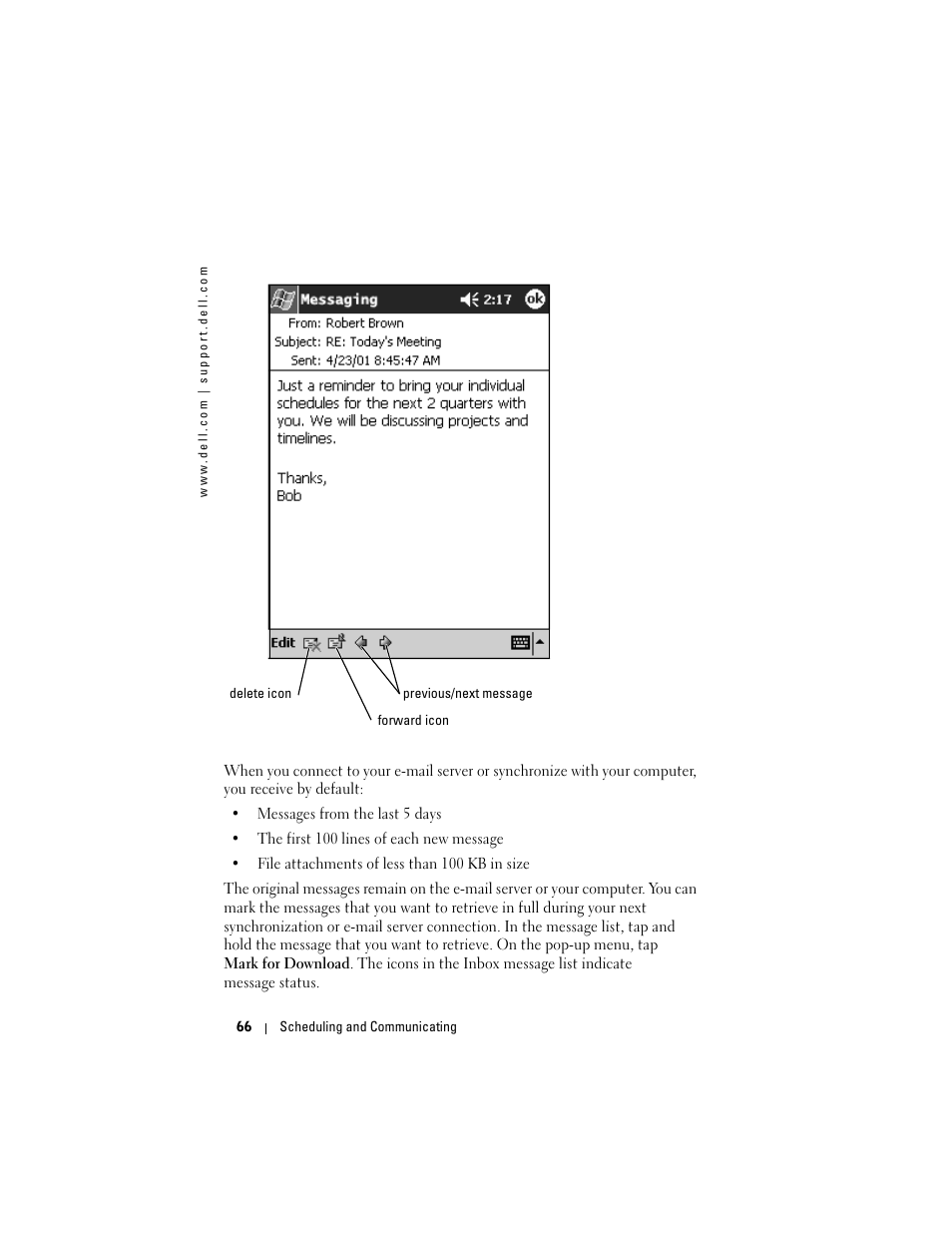 Dell Axim X50 User Manual | Page 66 / 174
