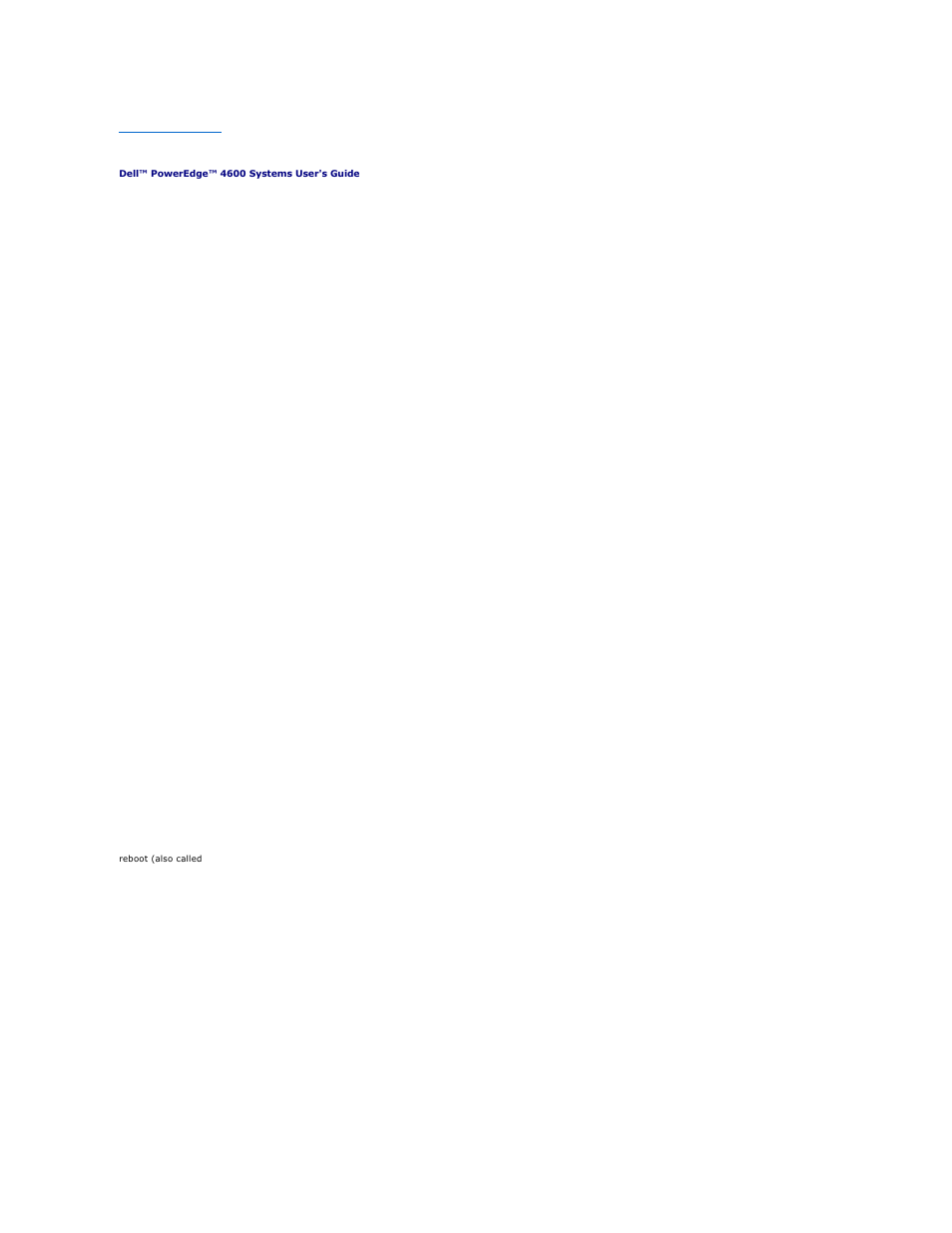 Glossary | Dell PowerEdge 4600 User Manual | Page 29 / 42