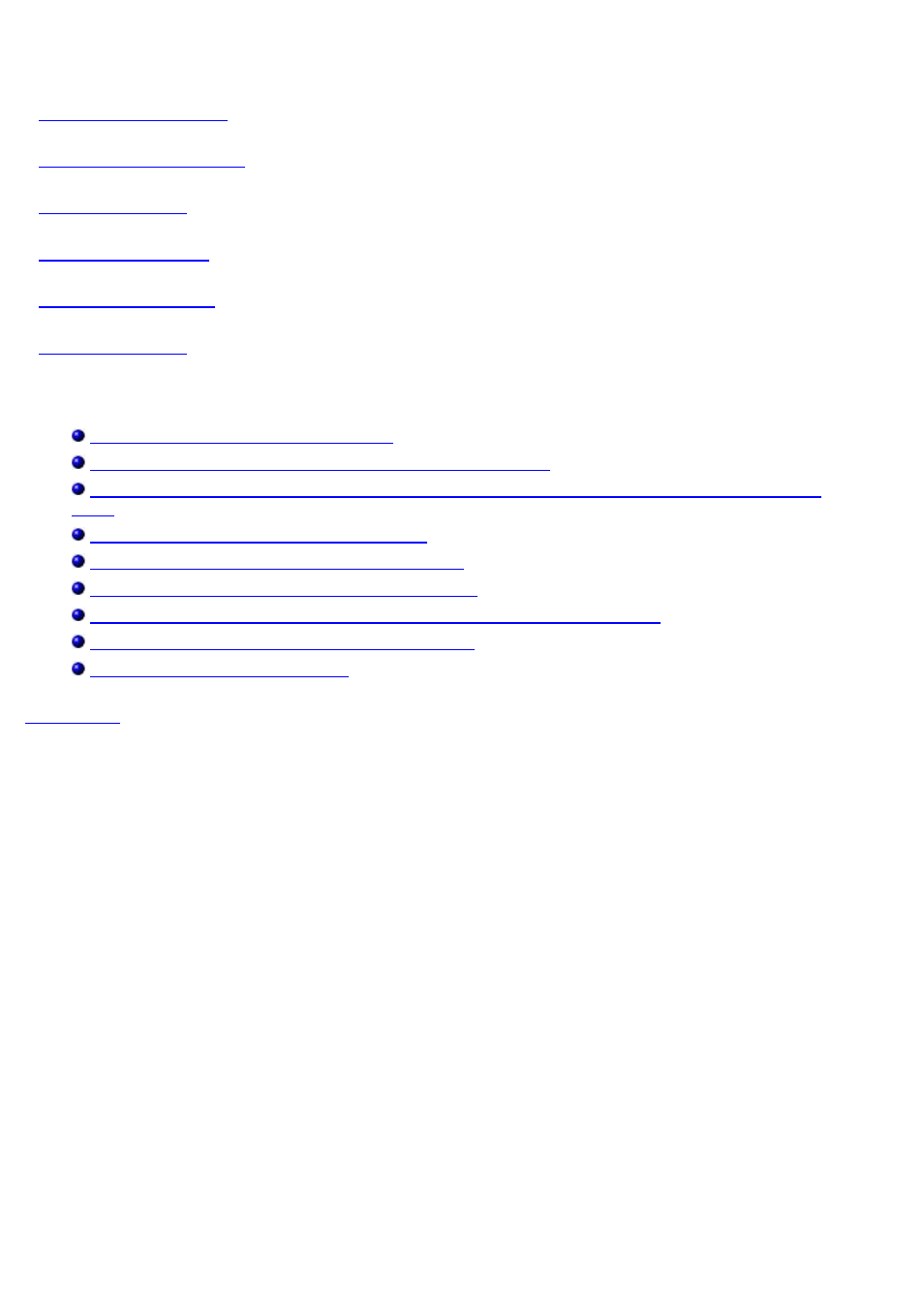 Other menu, Other, Faqs | Glossary | Dell 2300 Wireless Broadband Router User Manual | Page 8 / 27