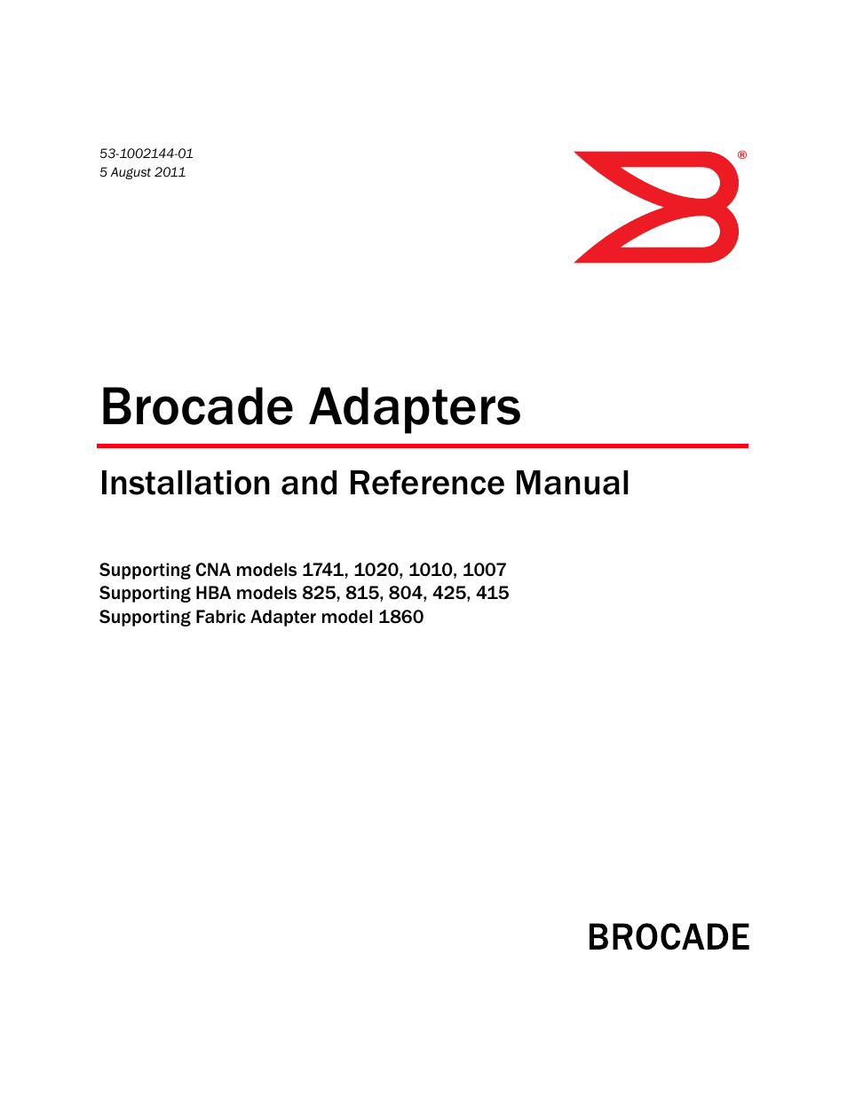 Dell Brocade Adapters User Manual | 272 pages