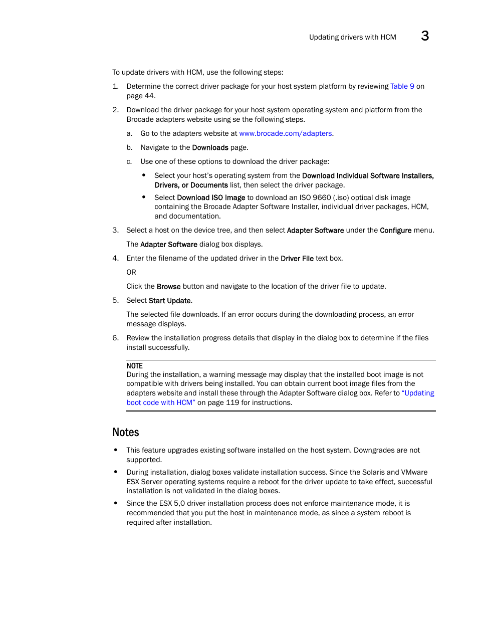 Notes | Dell Brocade Adapters User Manual | Page 139 / 272