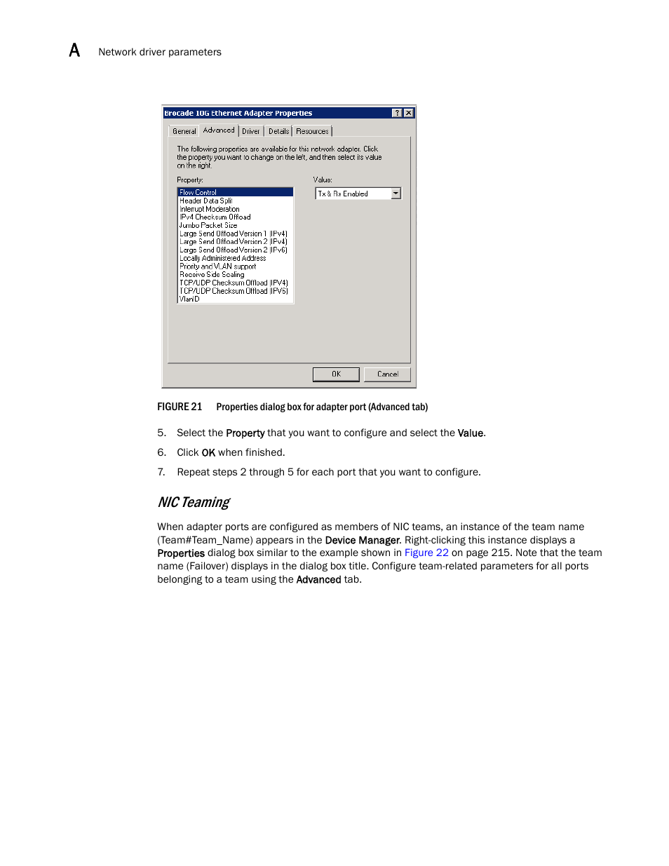 Nic teaming | Dell Brocade Adapters User Manual | Page 242 / 272