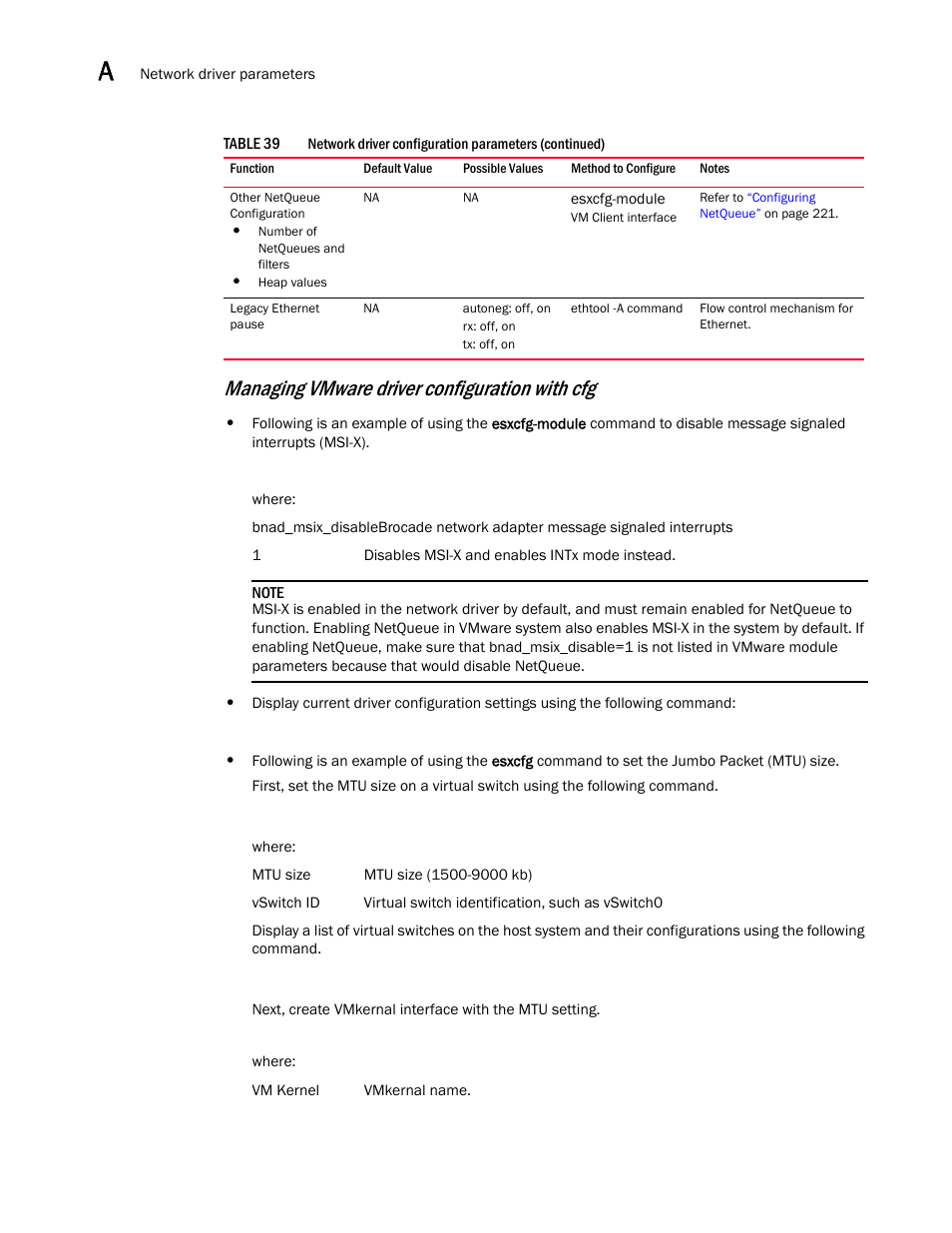 Managing vmware driver configuration with cfg | Dell Brocade Adapters User Manual | Page 248 / 272