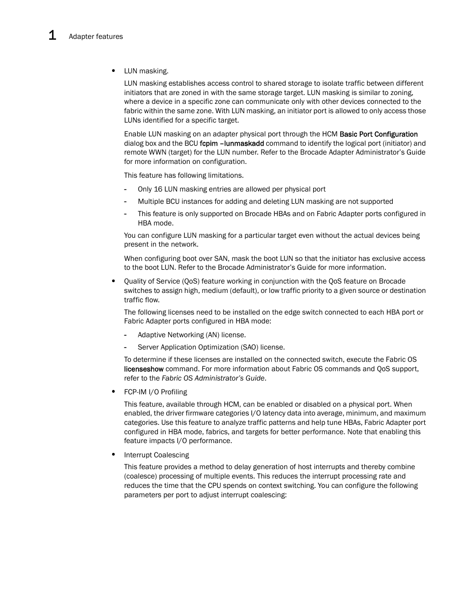 Dell Brocade Adapters User Manual | Page 56 / 272