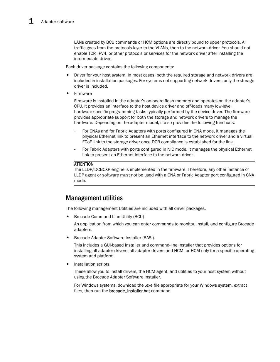 Management utilities | Dell Brocade Adapters User Manual | Page 66 / 272