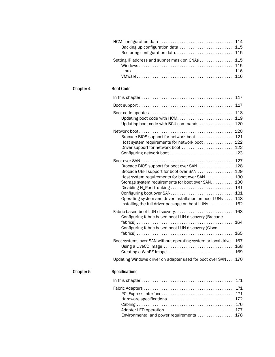 Dell Brocade Adapters User Manual | Page 8 / 272