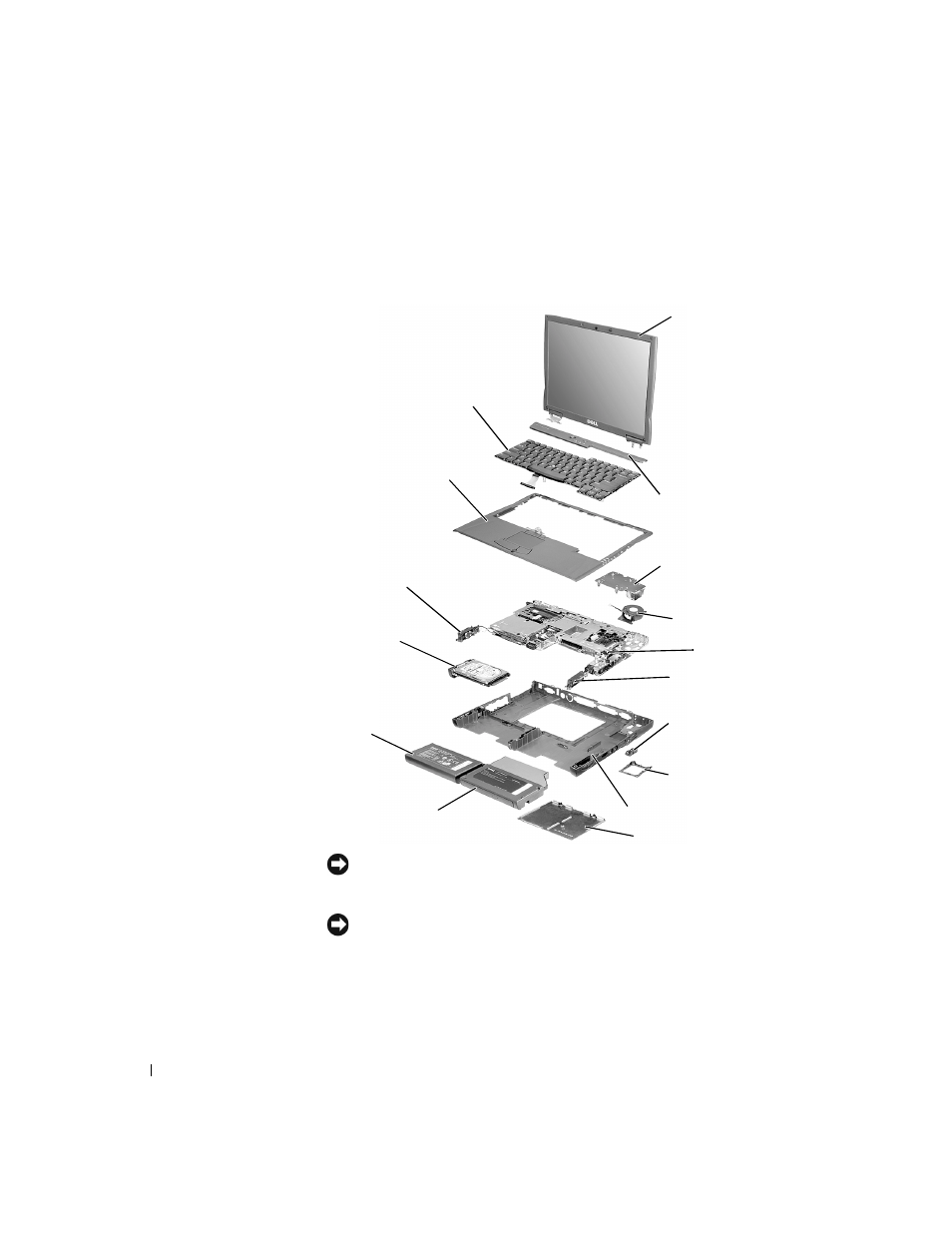 Components | Dell Latitude C600 User Manual | Page 16 / 62