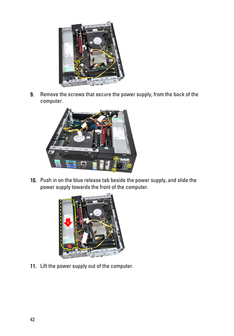 Dell OptiPlex 390 (Mid 2011) User Manual | Page 42 / 90