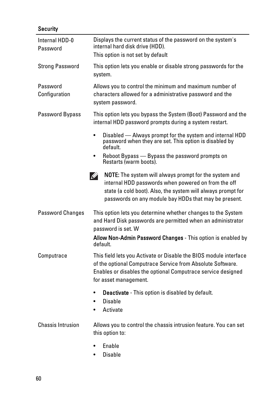 Dell OptiPlex 390 (Mid 2011) User Manual | Page 60 / 90