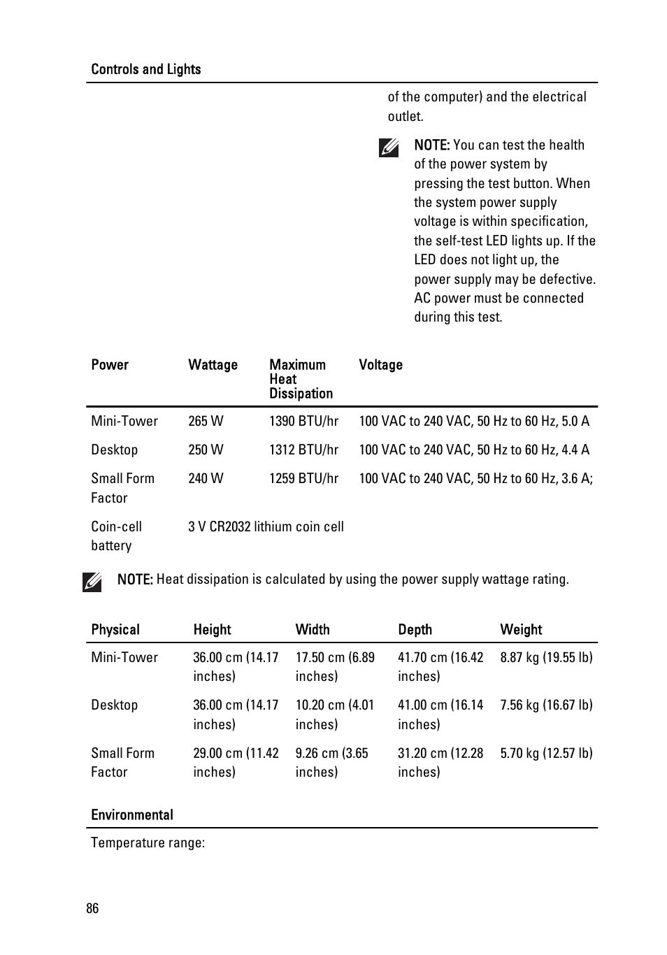 Dell OptiPlex 390 (Mid 2011) User Manual | Page 86 / 90