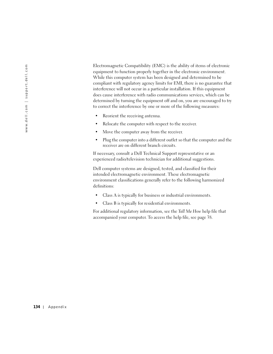Dell Dimension 4550 User Manual | Page 134 / 152