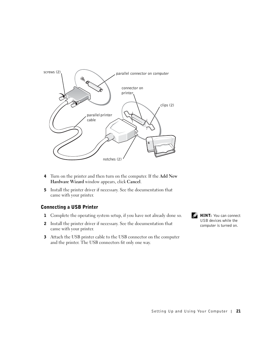 Dell Dimension 4550 User Manual | Page 21 / 152