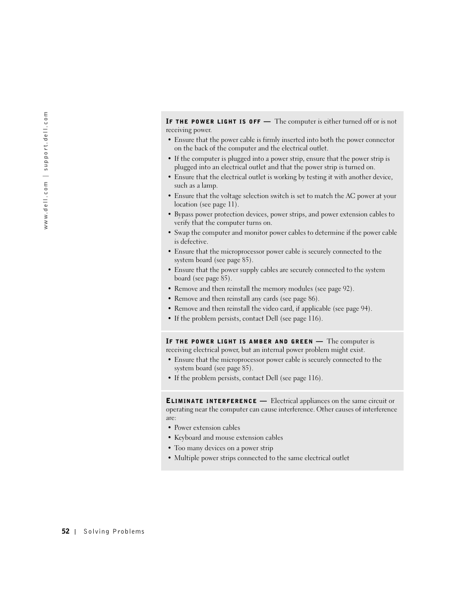 Dell Dimension 4550 User Manual | Page 52 / 152