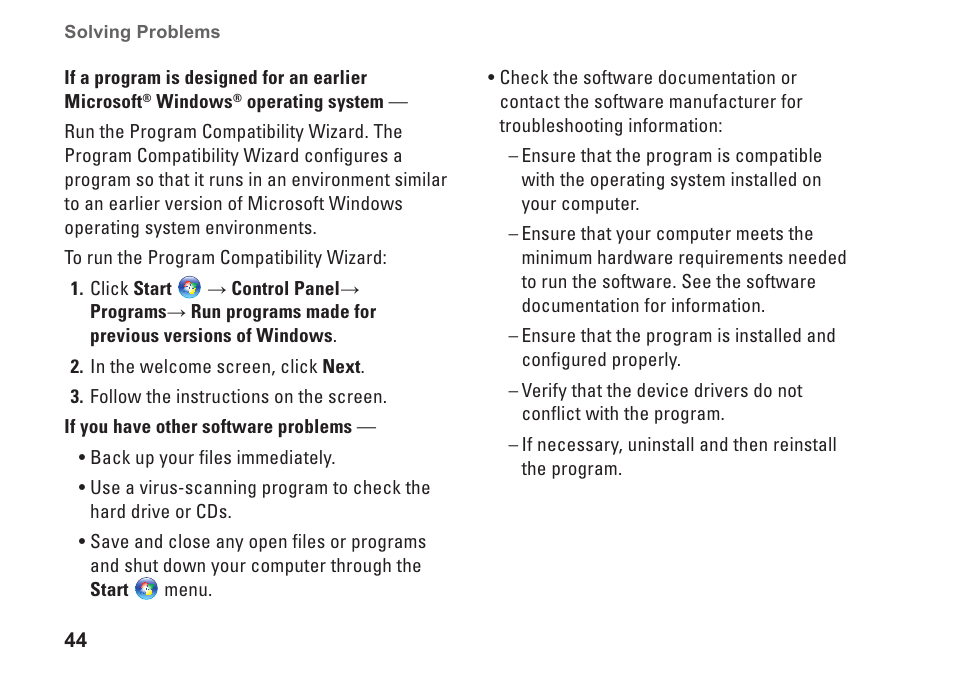 Dell Inspiron 11z (1120, Mid 2010) User Manual | Page 46 / 86