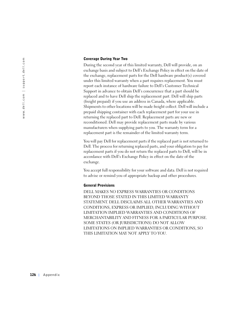 Dell Dimension 2100 User Manual | Page 126 / 138
