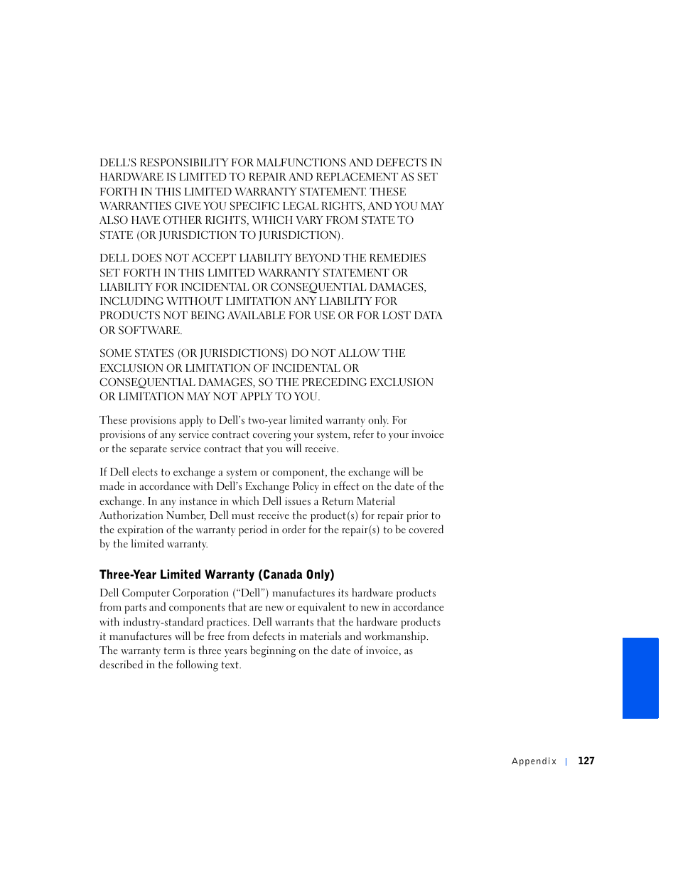 Dell Dimension 2100 User Manual | Page 127 / 138