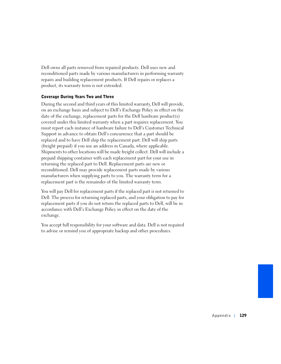 Dell Dimension 2100 User Manual | Page 129 / 138