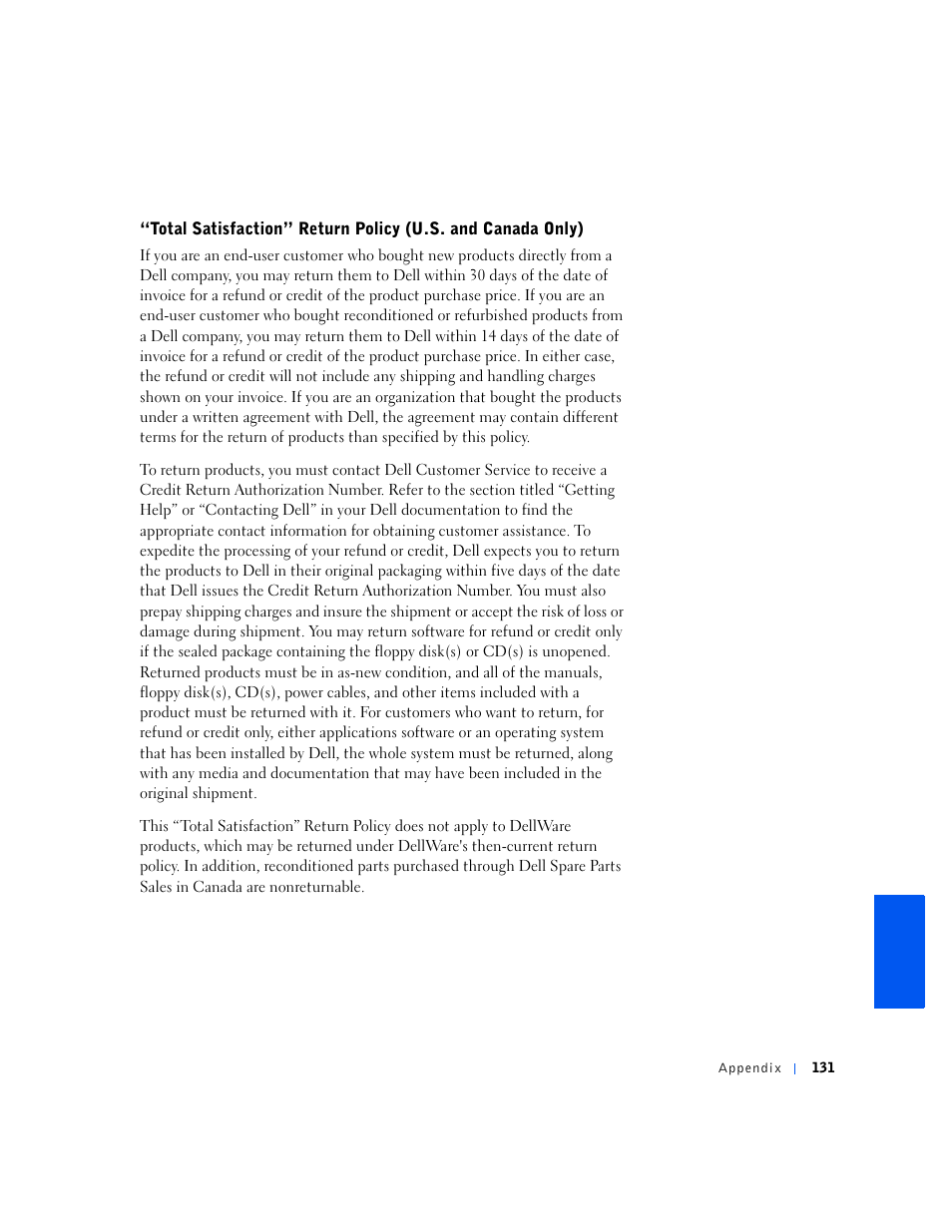 Dell Dimension 2100 User Manual | Page 131 / 138