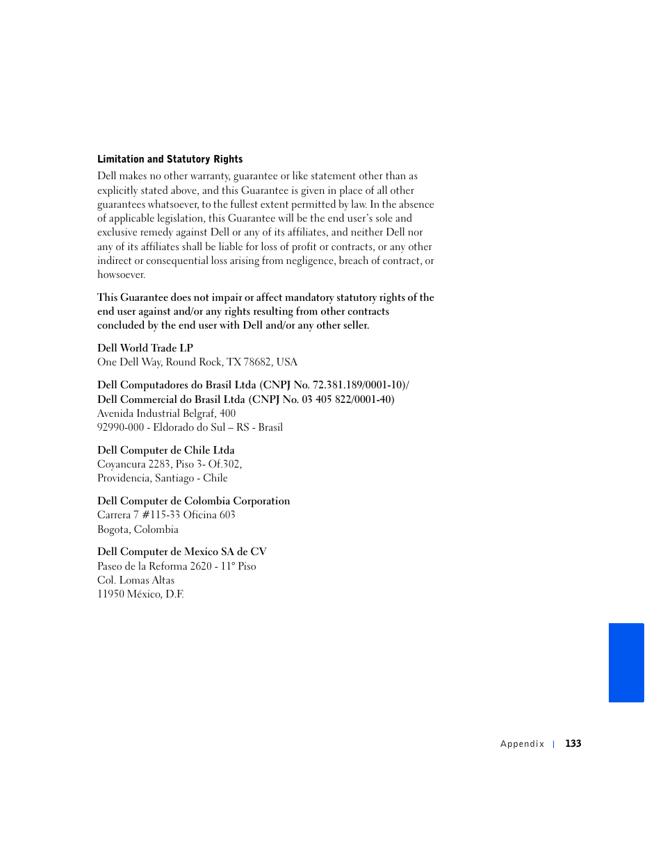 Dell Dimension 2100 User Manual | Page 133 / 138