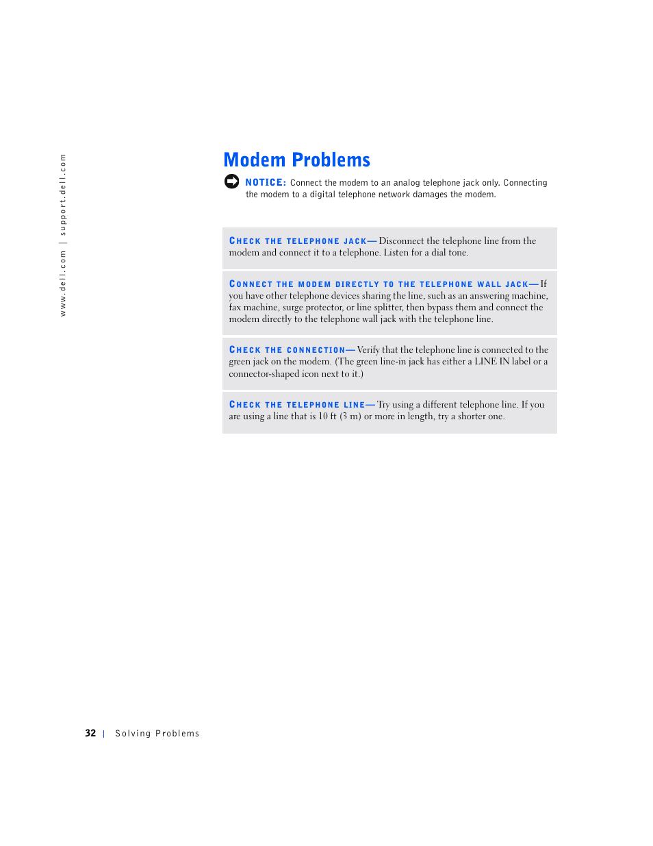 Dell Dimension 2100 User Manual | Page 32 / 138