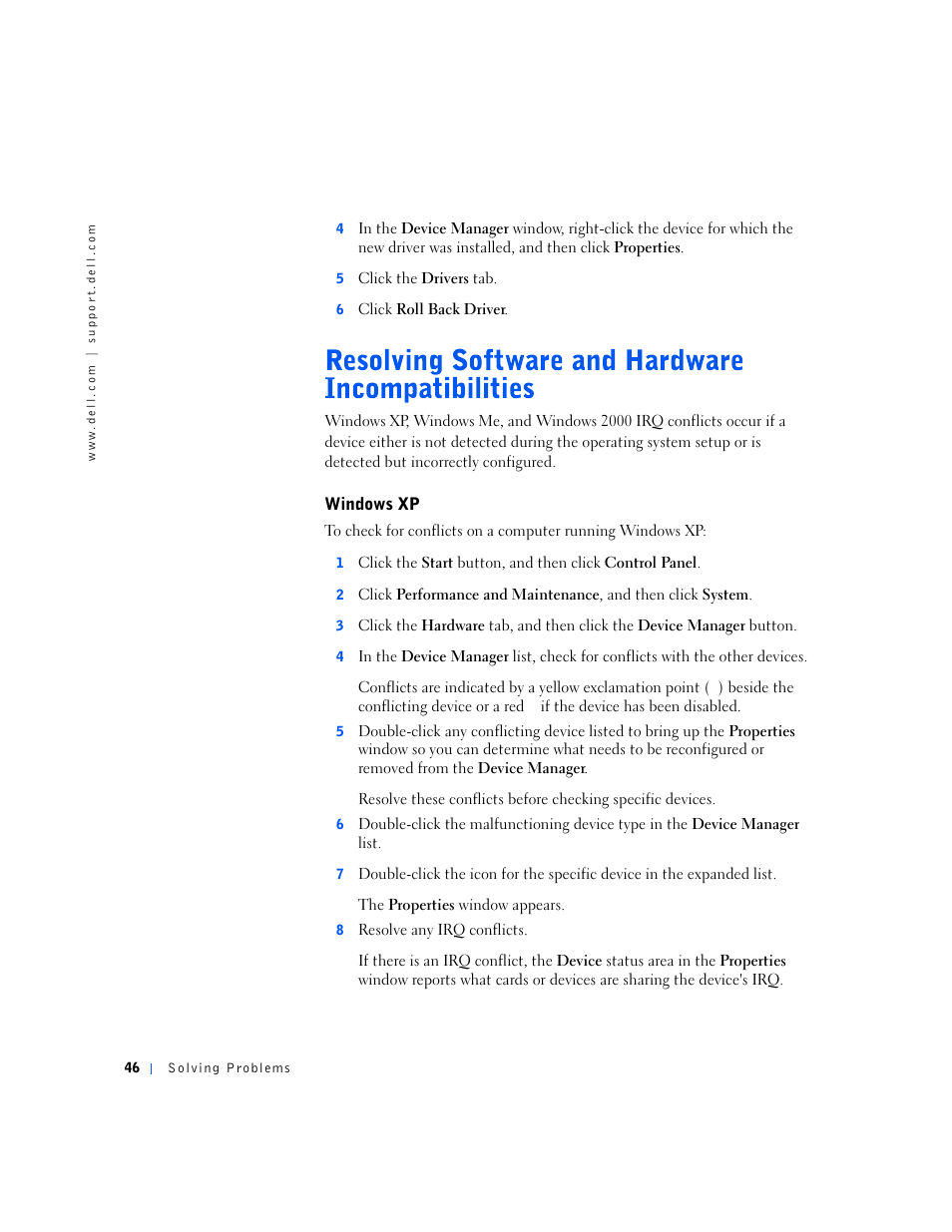 Dell Dimension 2100 User Manual | Page 46 / 138
