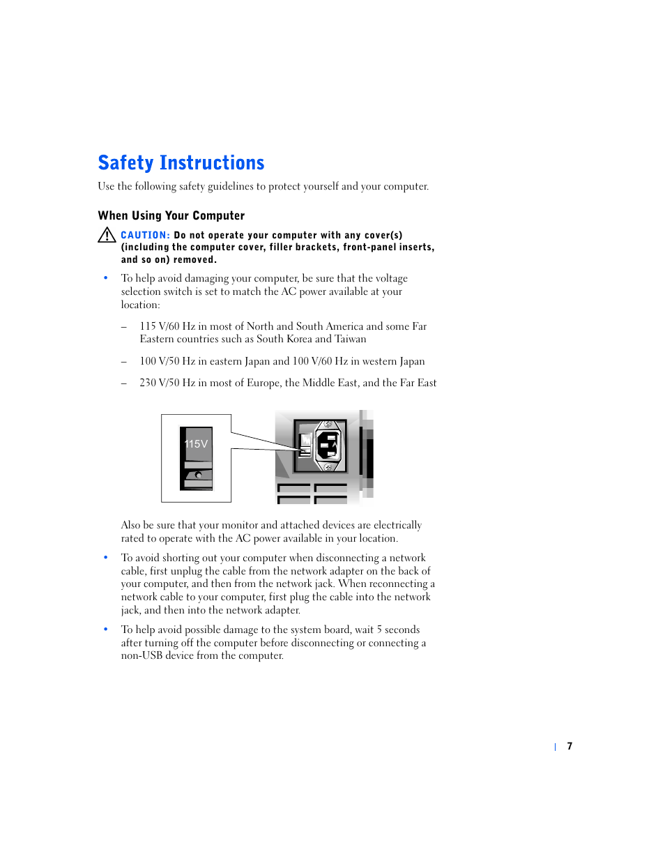 Dell Dimension 2100 User Manual | Page 7 / 138