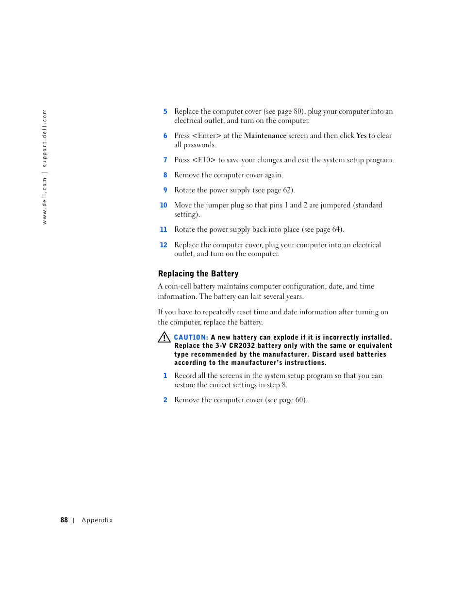 Dell Dimension 2100 User Manual | Page 88 / 138