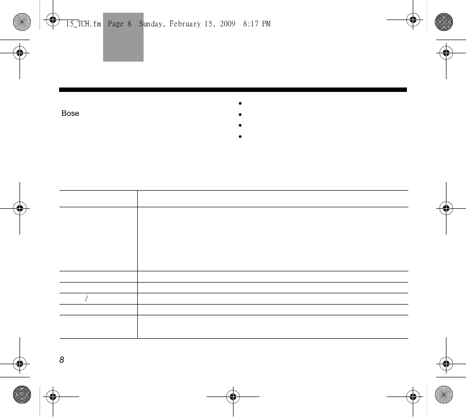 Bose AM319137 User Manual | Page 120 / 132