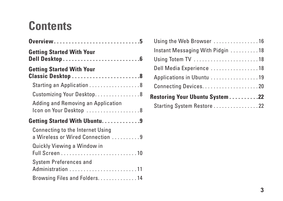 Dell Inspiron Mini 10 (1010, Early 2009) User Manual | Page 5 / 26