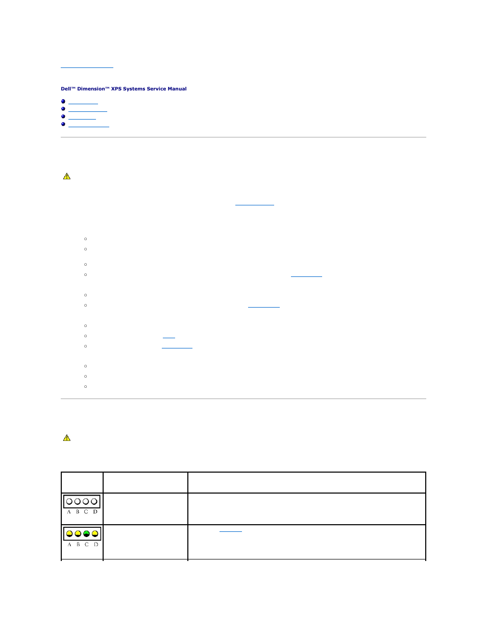 Advanced troubleshooting, Power lights, Diagnostic lights | Dell XPS/Dimension XPS Gen 3 User Manual | Page 2 / 50