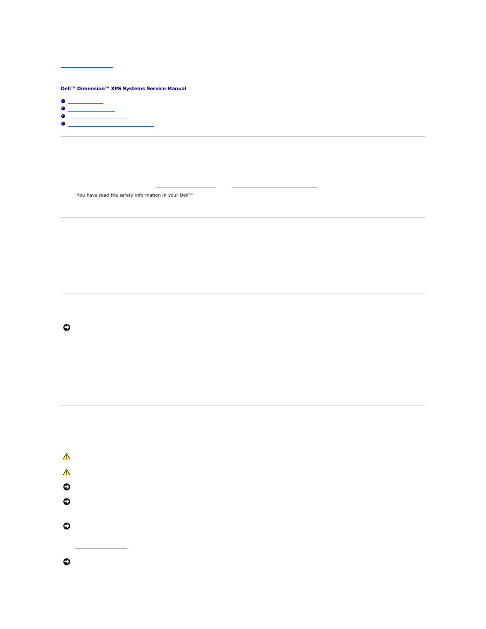Before you begin, Getting started, Recommended tools | Turning off your computer, Before working inside your computer | Dell XPS/Dimension XPS Gen 3 User Manual | Page 6 / 50