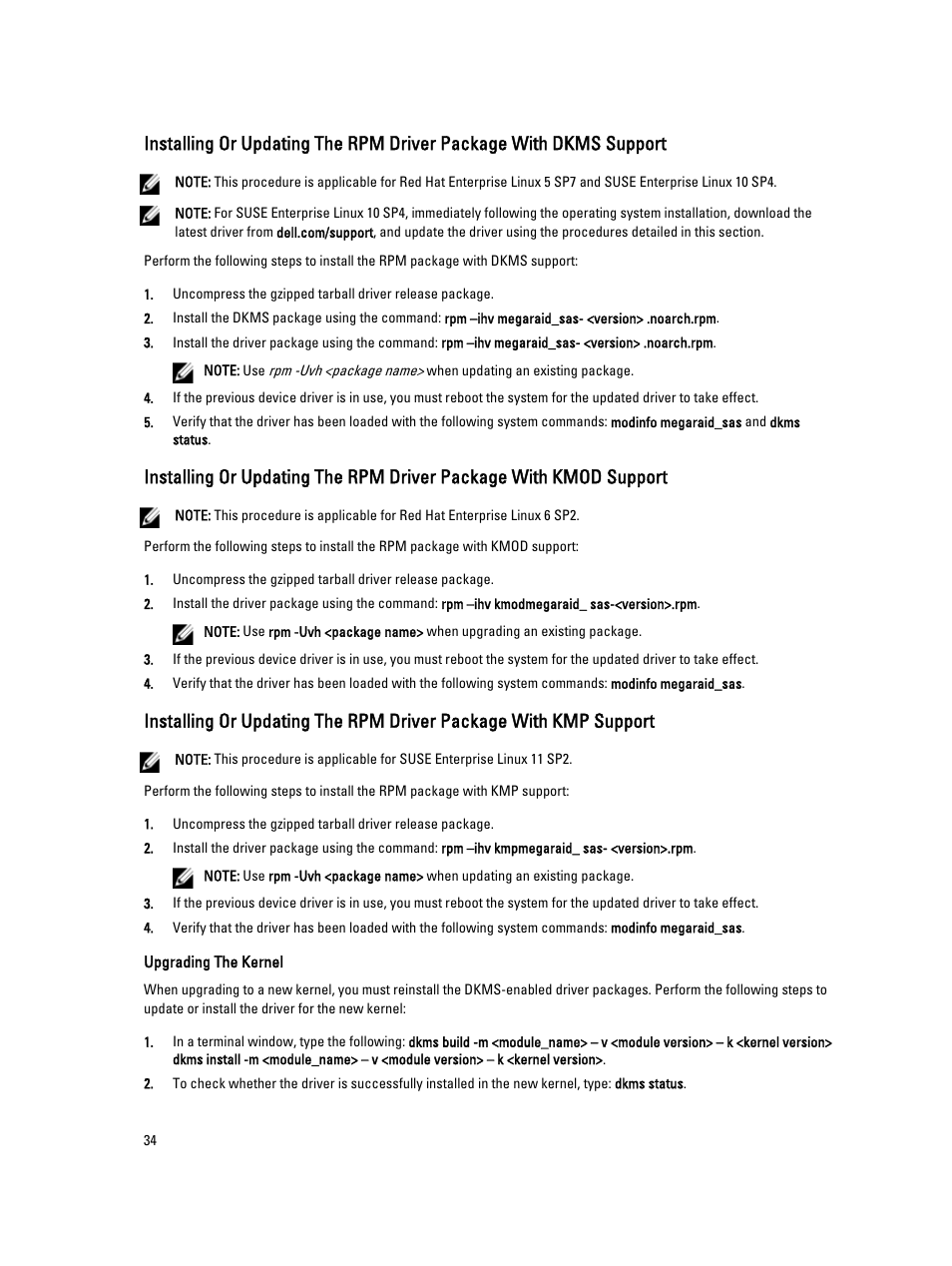 Dell PowerEdge RAID Controller H710 User Manual | Page 34 / 87