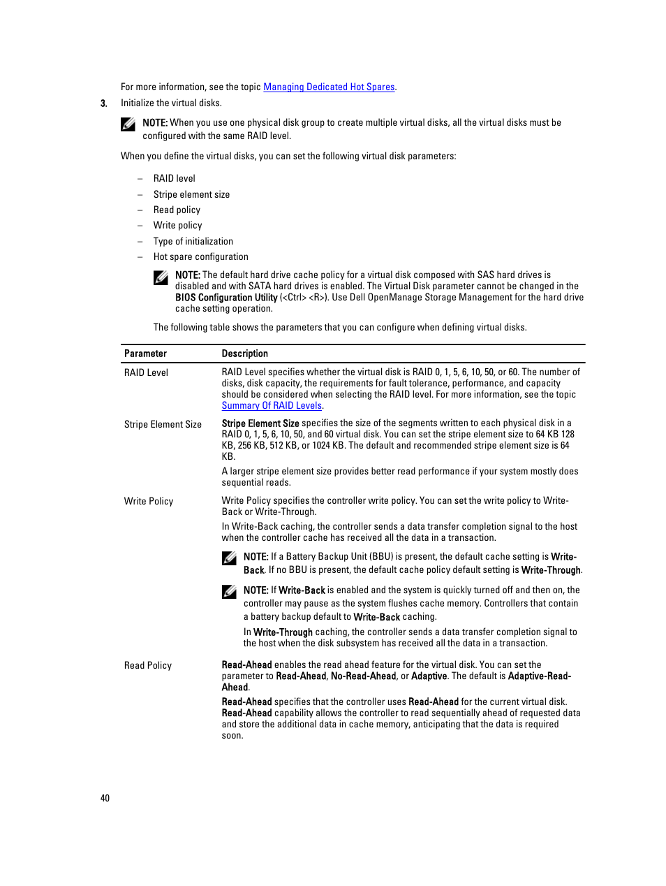 Dell PowerEdge RAID Controller H710 User Manual | Page 40 / 87