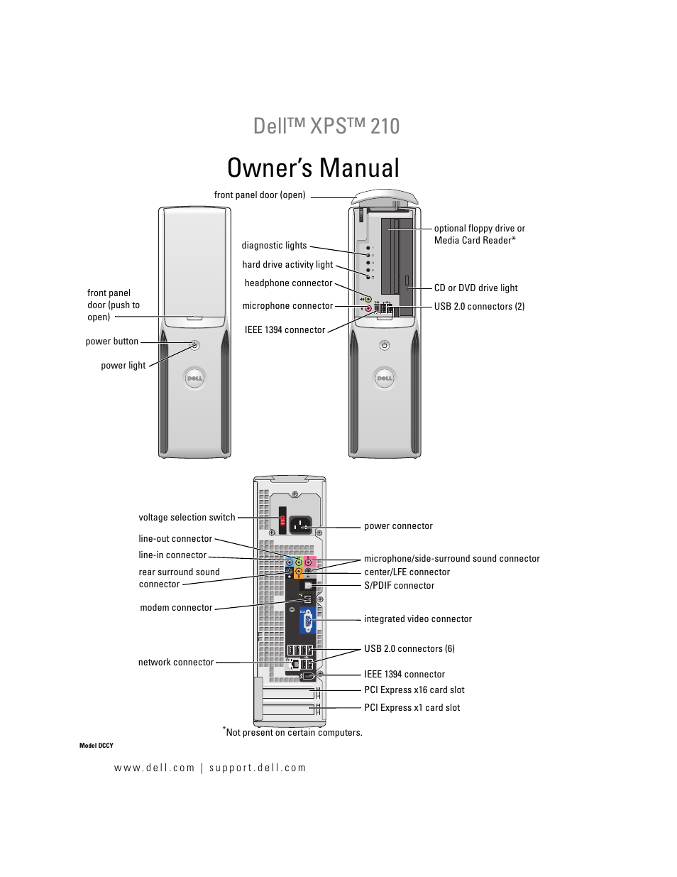 Dell XPS 210 User Manual | 136 pages