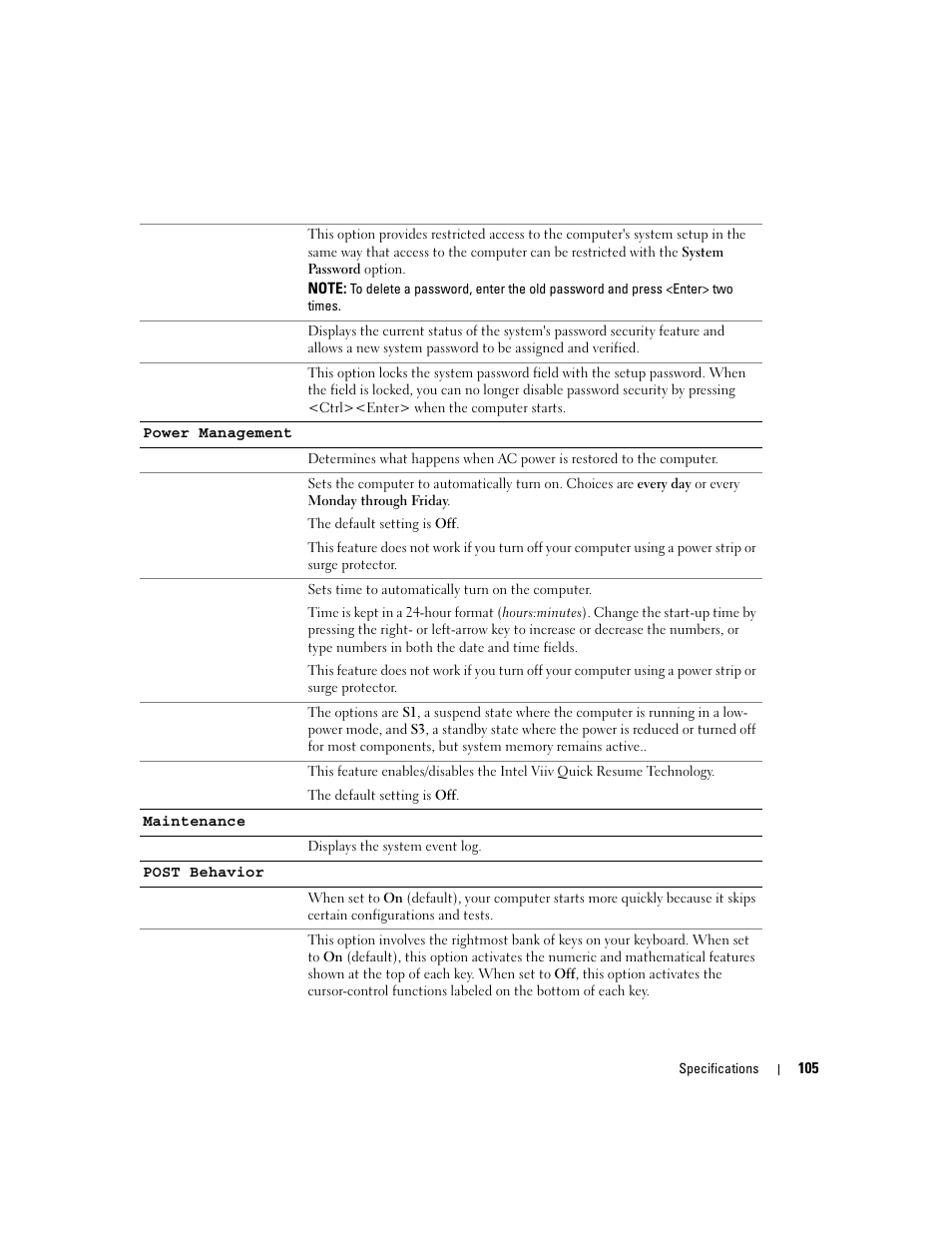 Dell XPS 210 User Manual | Page 105 / 136
