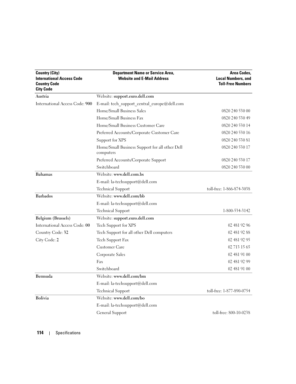 Dell XPS 210 User Manual | Page 114 / 136