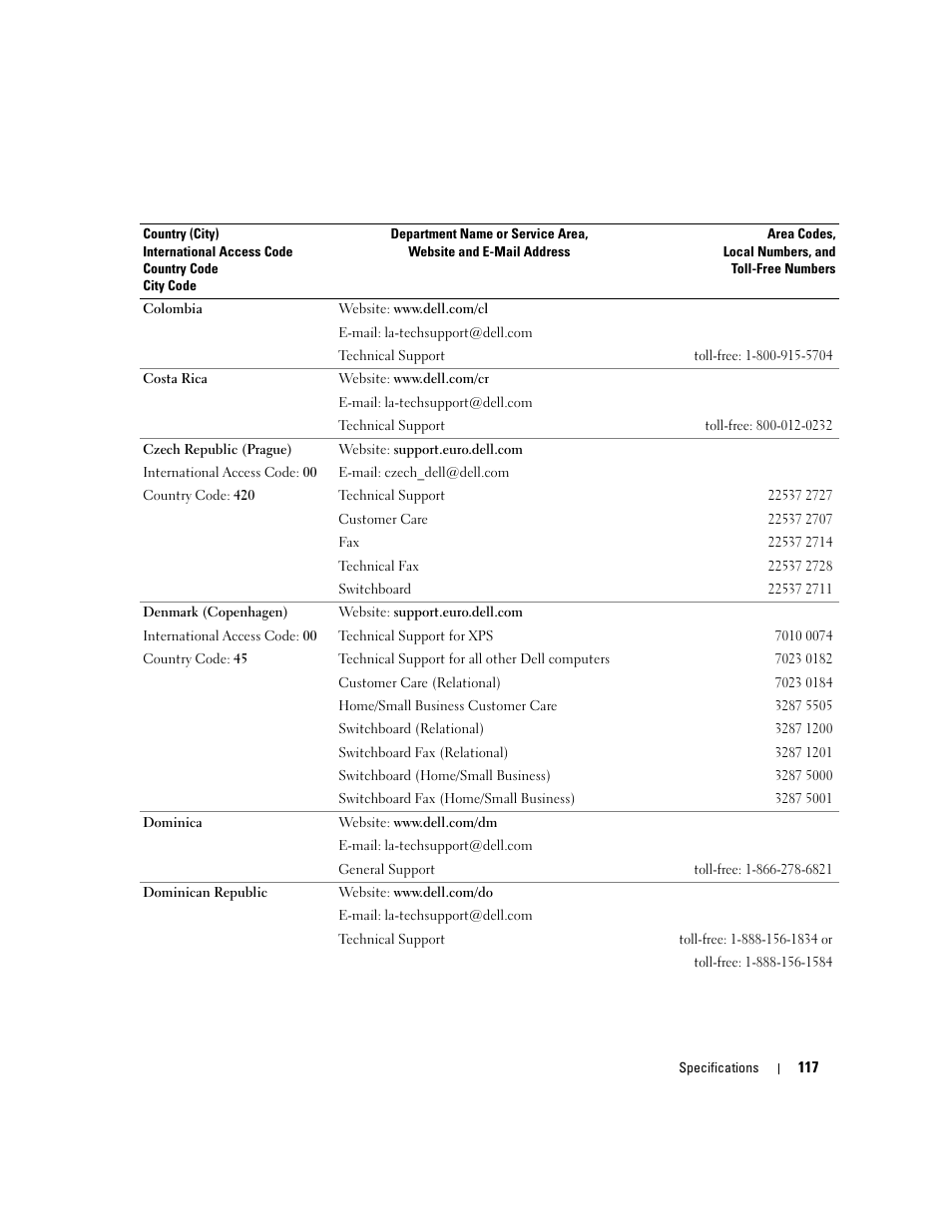 Dell XPS 210 User Manual | Page 117 / 136