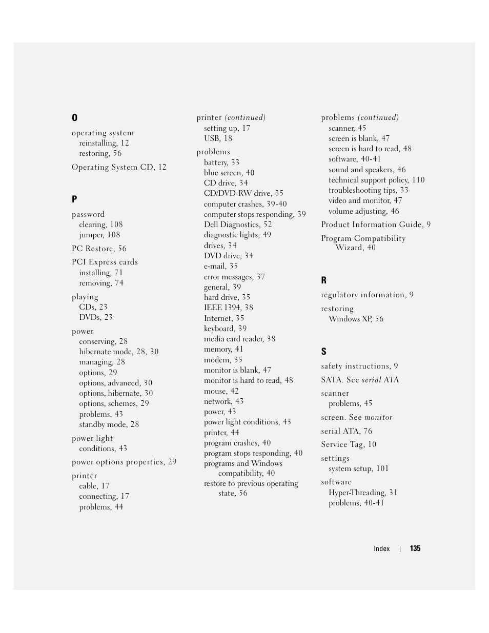 Dell XPS 210 User Manual | Page 135 / 136