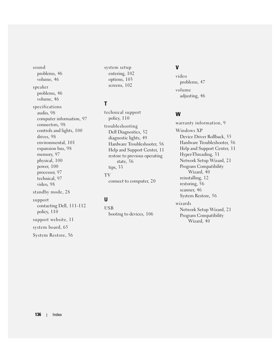 Dell XPS 210 User Manual | Page 136 / 136